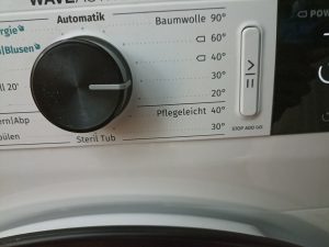 Ariel Allin1 PODS Waschmittel, Einstellung bei 30 Grad Waschtest