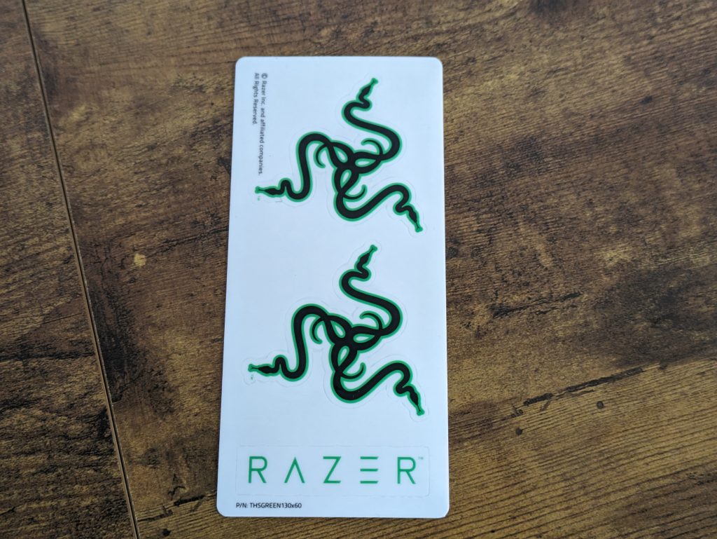 Aufkleber der Razer Deathadder V3 Pro Gaming-Maus