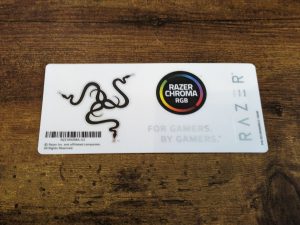 Aufkleber der Razer Deathstalker V2 Pro Gaming-Tastatur