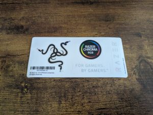 Aufkleber der Razer Huntsman V3 Pro Tenkeyless Gaming-Tastatur