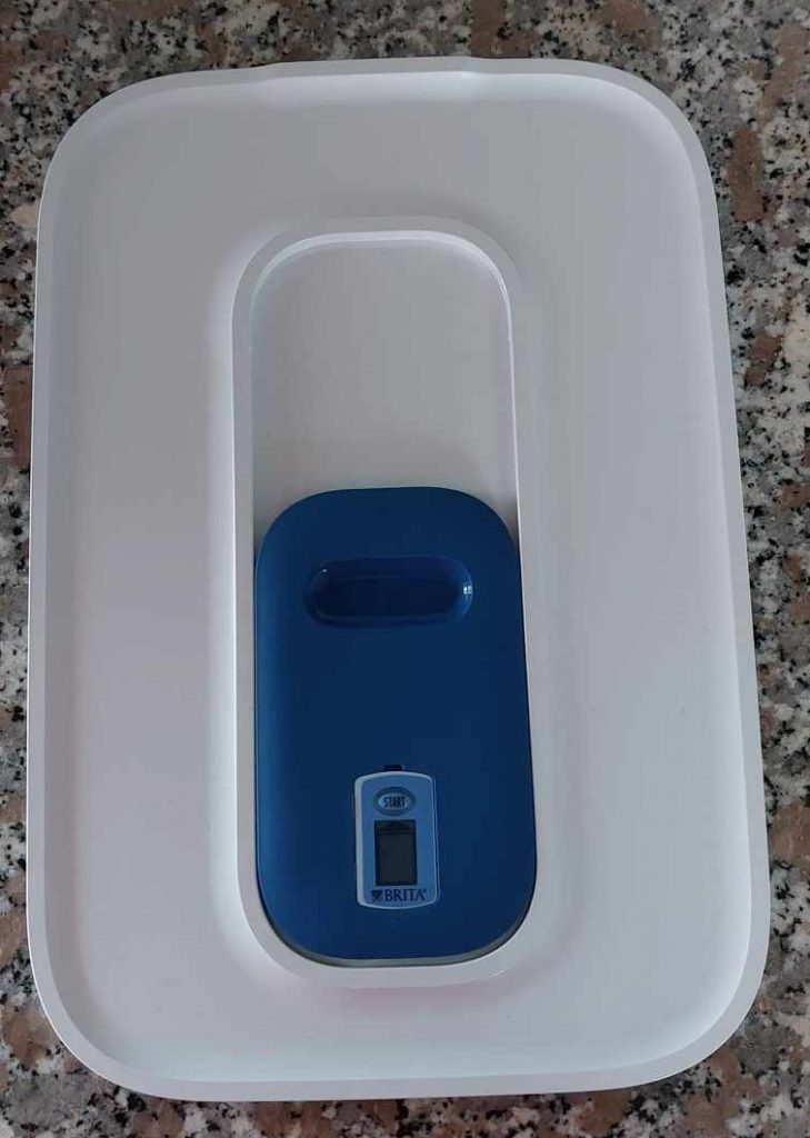 BRITA Flow Station Wasserfilter Deckel mit Filteranzeige