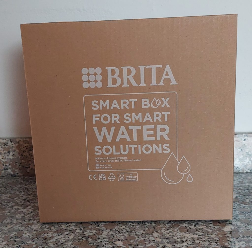 BRITA Marella XL Wasserfilter-Kanne in der Verpackung