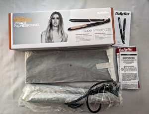 BaByliss Super Smooth 235 ST393E Glätteisen Lieferumfang
