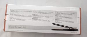 BaByliss Super Smooth 235 ST393E Glätteisen Verpackung Rückseite