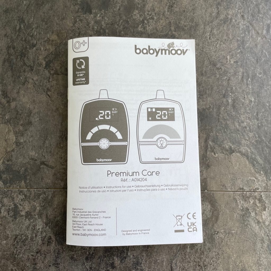 Babymoov Babyphone Premium Care Anleitung