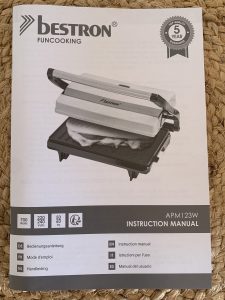 Bestron APM123W Kontaktgrill Bedienungsanleitung