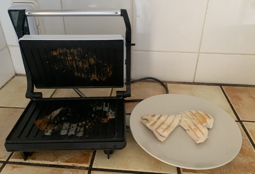 Bestron APM123W Kontaktgrill Grillergebnis