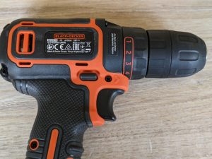 Black+Decker ‎BDCDC18 Akku-Bohrschrauber in der Nahansicht
