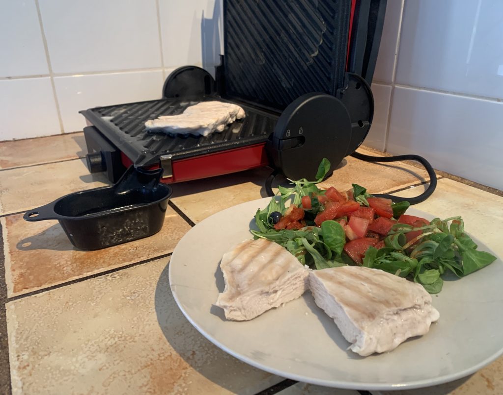 Bosch TCG4104 3-in1-Kontaktgrill Grillergebnis nach 10 Minuten
