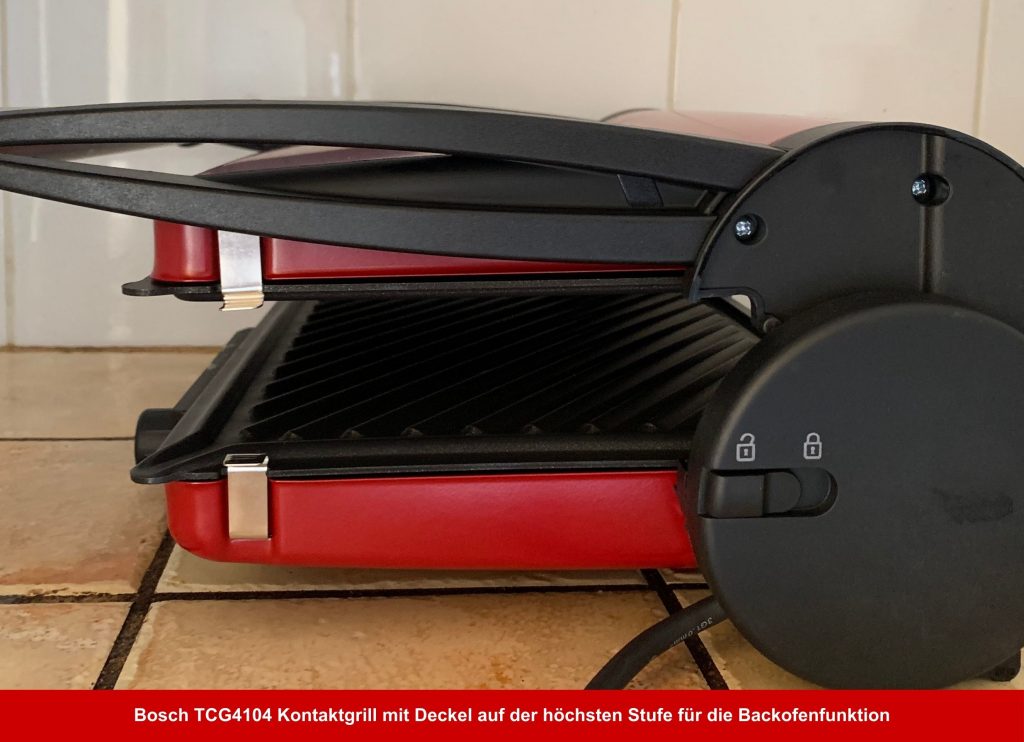 Bosch TCG4104 Kontaktgrill Backofenfunktion