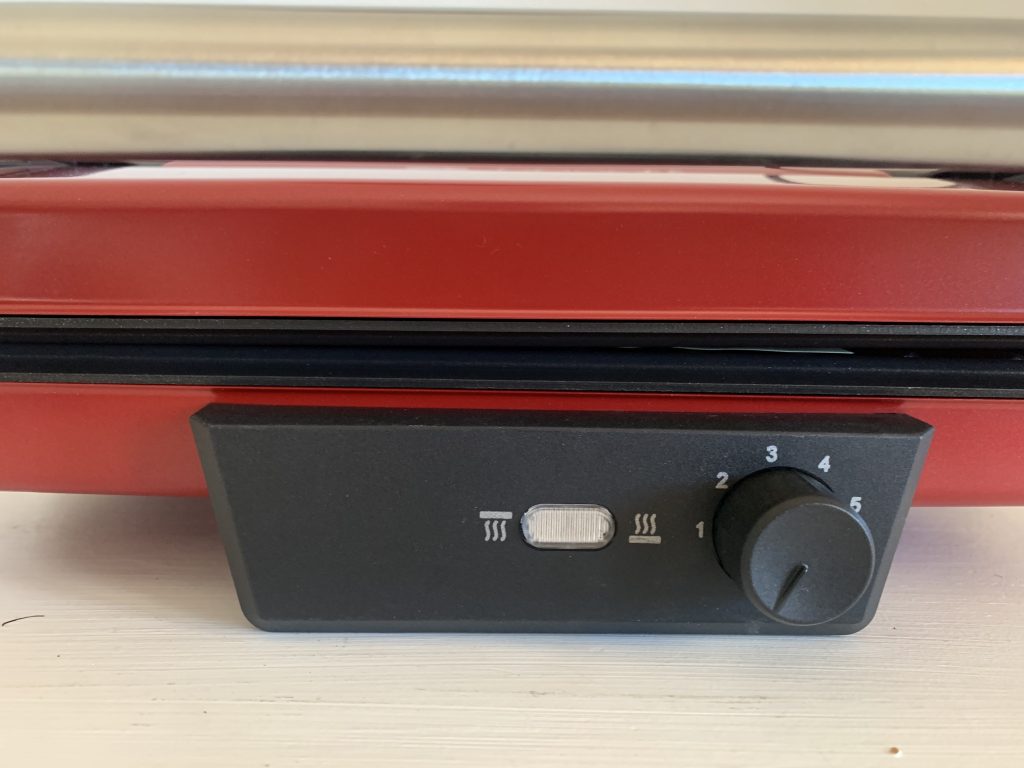 Bosch TCG4104 Kontaktgrill Nahaufnahme Bedienelement