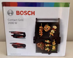 Bosch TCG4104 Kontaktgrill im Karton von vorne