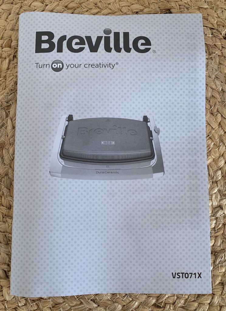 Breville VST071X Sandwichmaker Bedienungsanleitung