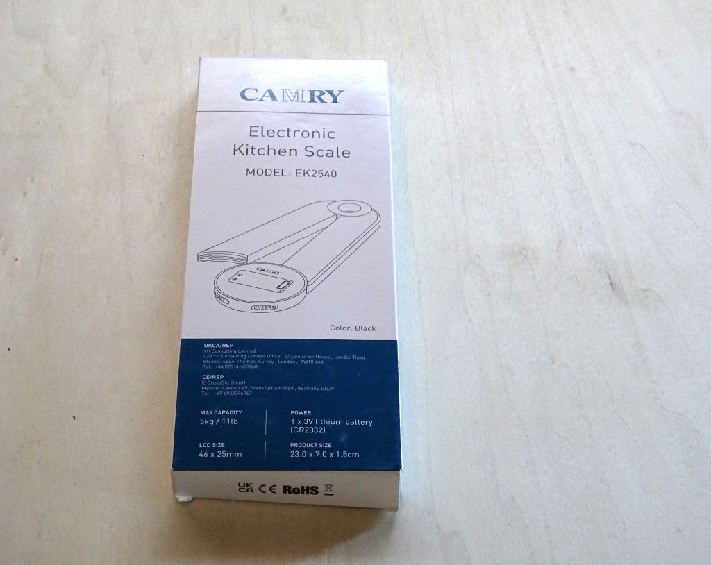 CAMRY Küchenwaage Verpackung
