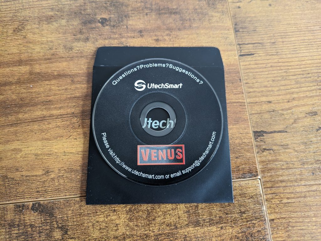 CD der UtechSmart Venus Gaming-Maus