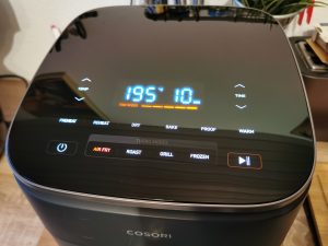 Cosori Turboblaze Heißluftfritteuse Bedienfeld