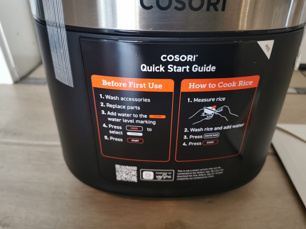 Cosori ‎CRC-R501 Reiskocher Detailansicht