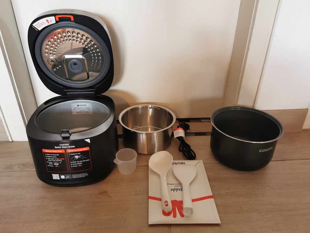 Cosori ‎CRC-R501 Reiskocher Lieferumfang ausgepackt