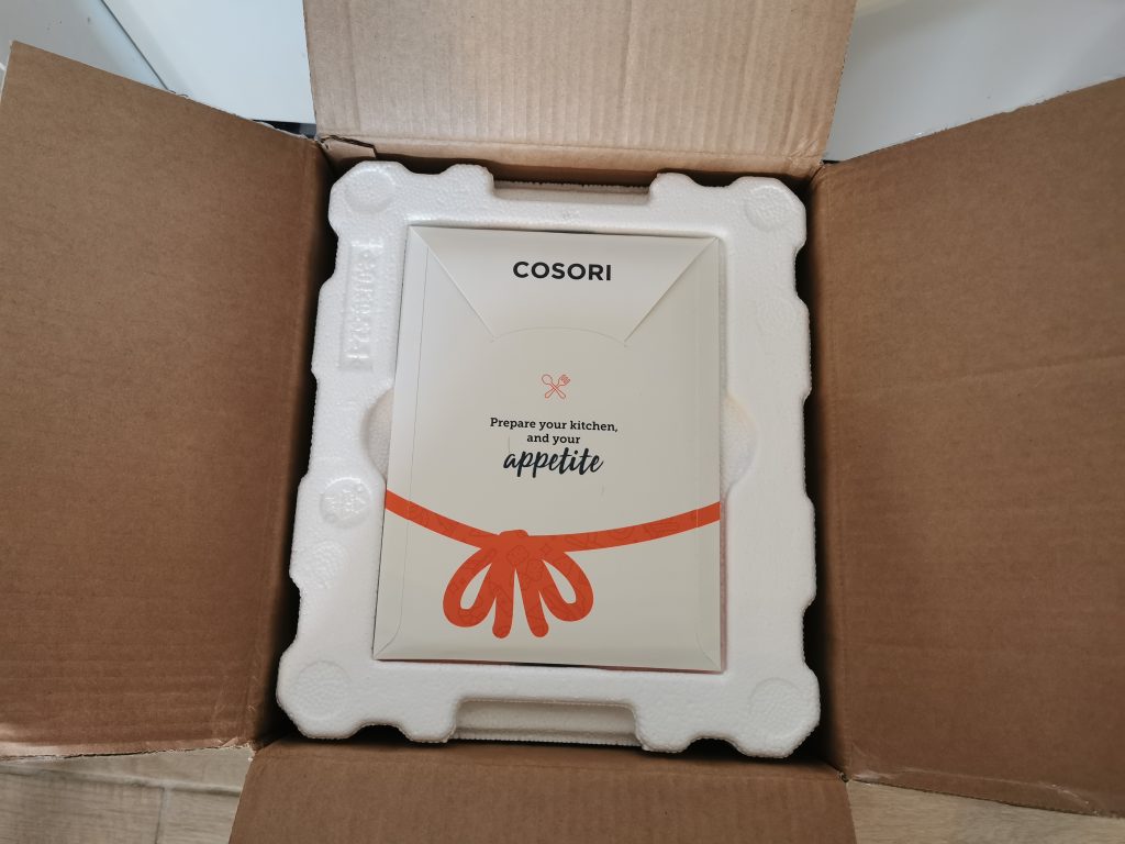 Cosori ‎CRC-R501 Reiskocher Verpackung geöffnet