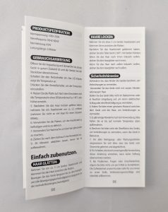 Culwad-Glätteisen Bedienungsanleitung