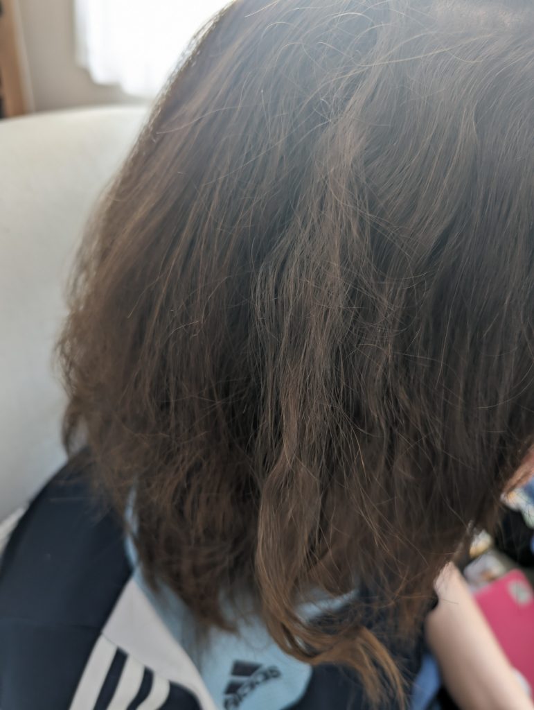 Culwad-Glätteisen Ergebnis Lockenstyling