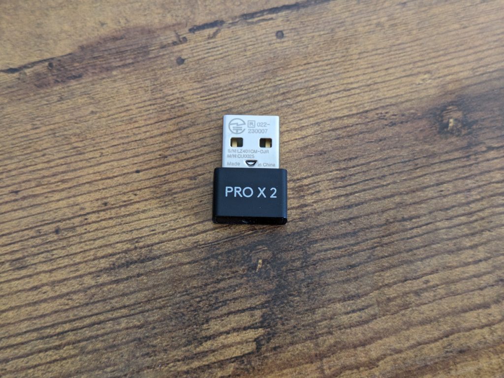Dongle der Logitech G PRO X Superlight 2 Gaming-Maus