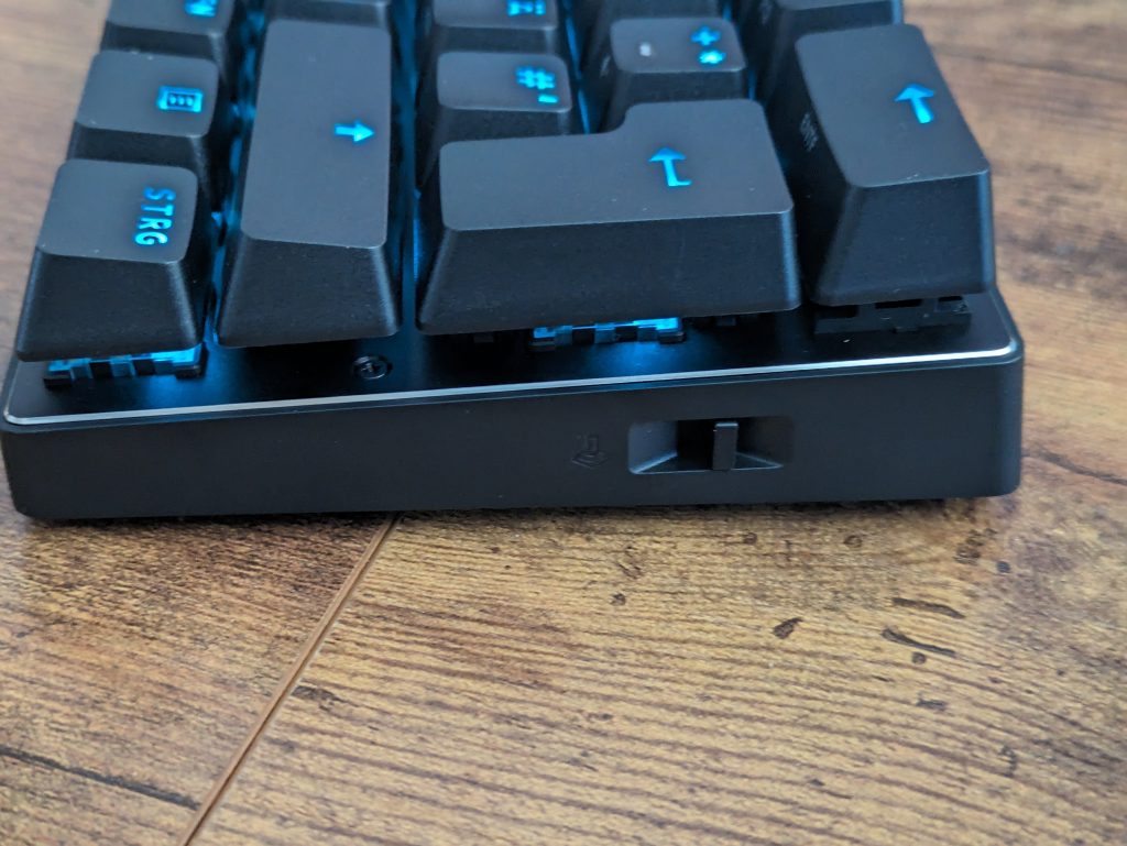 Drehregler der Logitech G PRO X 60 LIGHTSPEED Gaming-Tastatur