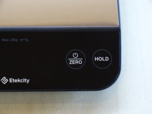 Etekcity Küchenwaage Ein-Ausschalter Tara- und Hold-Funktion