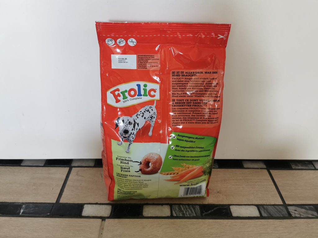 Frolic Complete Beutel von hinten