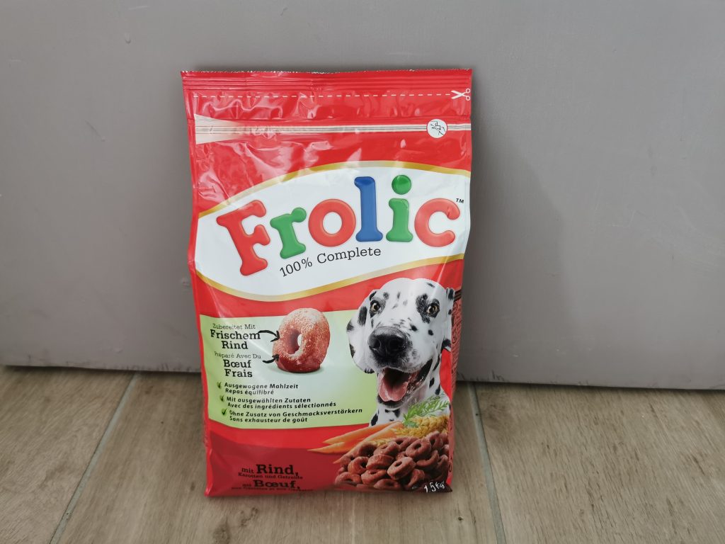 Frolic Complete Hundetrockenfutter Beutel von vorn