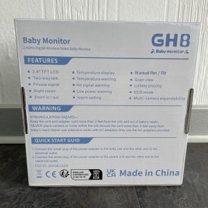 GHB Babyphone Rückseite