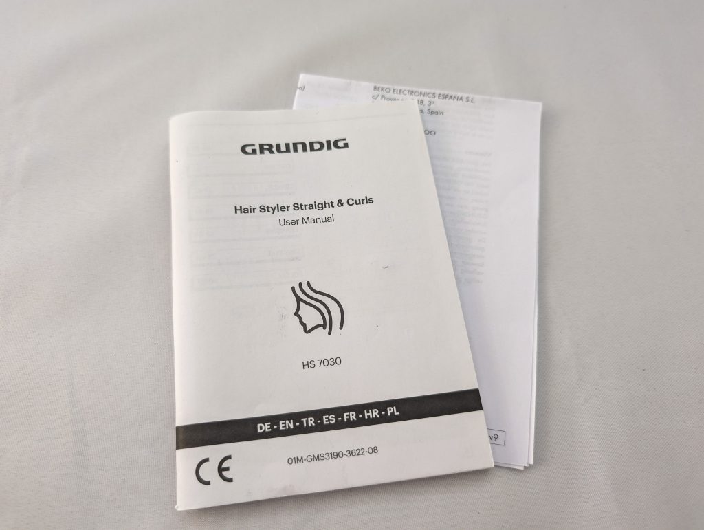 GRUNDIG Naturashine HS 7030 Glätteisen Bedienungsanleitung