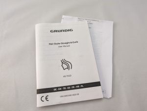 GRUNDIG Naturashine HS 7030 Glätteisen Bedienungsanleitung