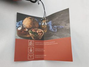 GRUNDIG Naturashine HS 7030 Glätteisen Hinweiskarte