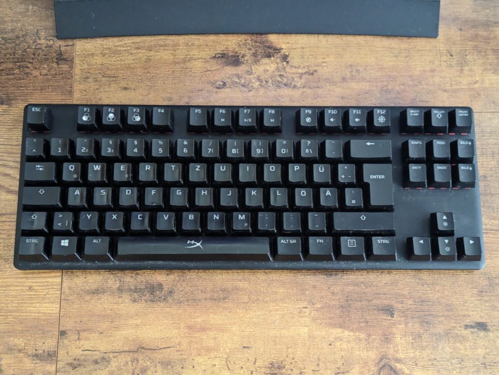 HyperX Alloy Origins Core Gaming-Tastatur von vorne