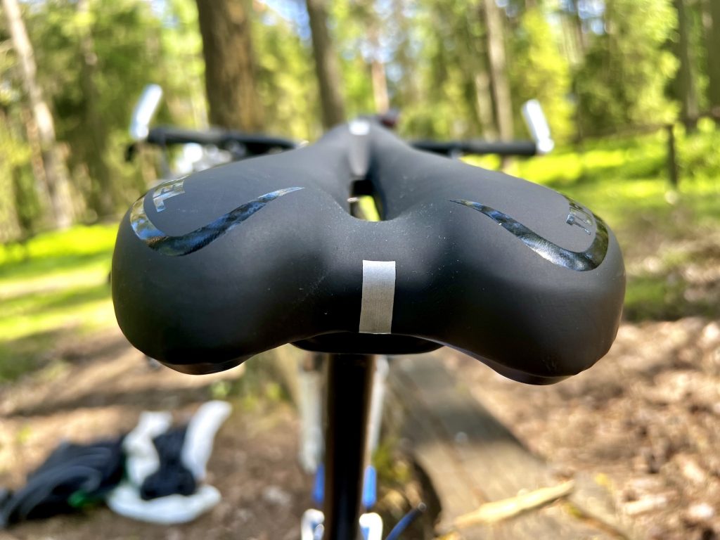 toptrek PTT00101 Fahrradsattel von hinten