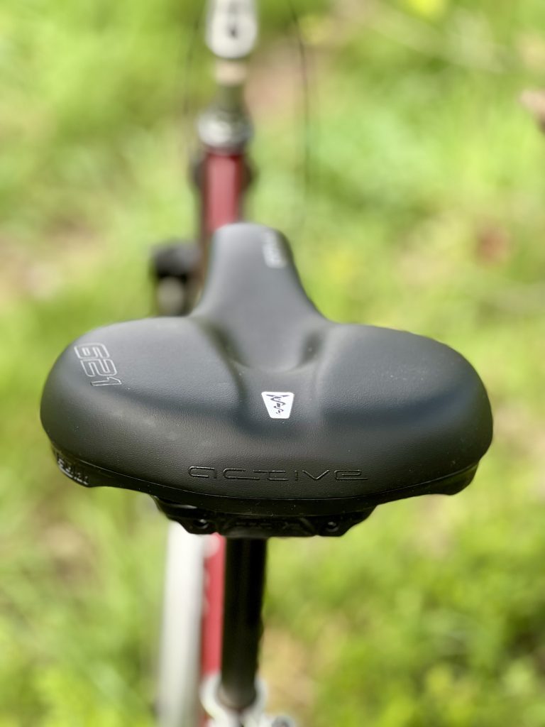 SQlab 621 Ergolux Active 2.0 Fahrradsattel von hinten