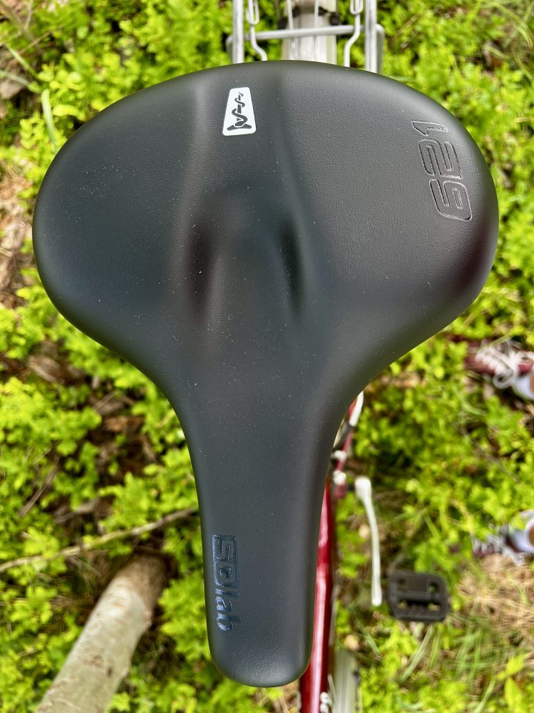 SQlab 621 Ergolux Active 2.0 Fahrradsattel von oben