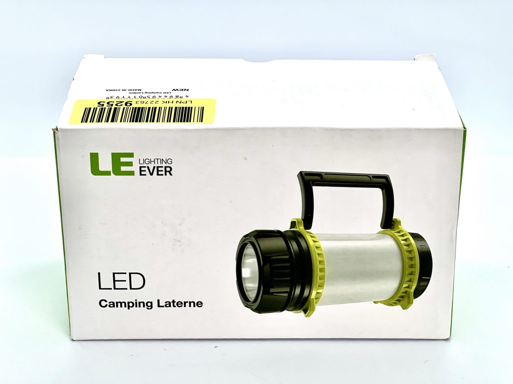 Lighting Ever Taschenlampe mit Verpackung