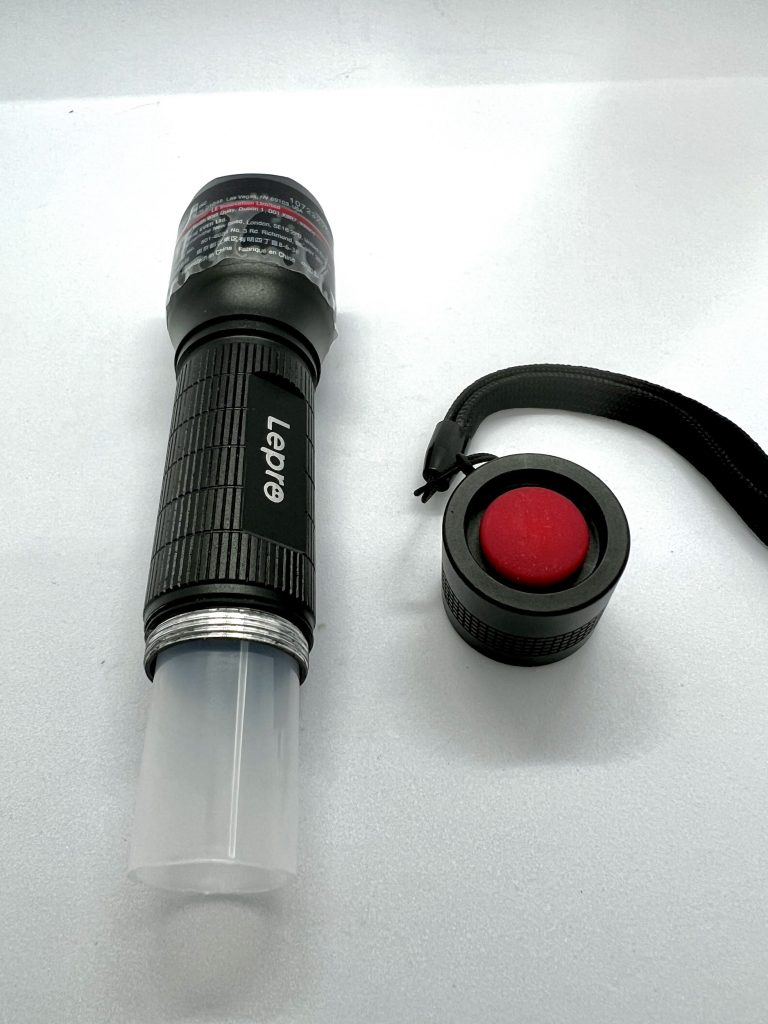 Lepro LE2000 Taschenlampe mit Akku-Hülle