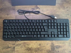 KLIM Chroma Gaming-Tastatur von oben