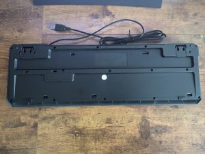 KLIM Chroma Gaming-Tastatur von unten