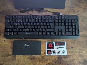 Lieferumfang der KLIM Chroma Gaming-Tastatur