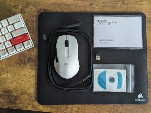 Lieferumfang der Roccat Kone Pro Air Gaming-Maus