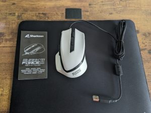 Lieferumfang der Sharkoon Shark Force II Gaming-Maus