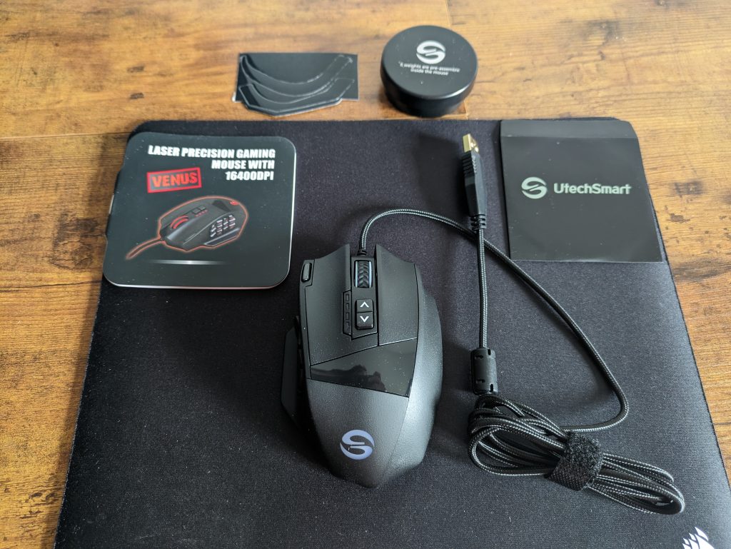 Lieferumfang der UtechSmart Venus Gaming-Maus