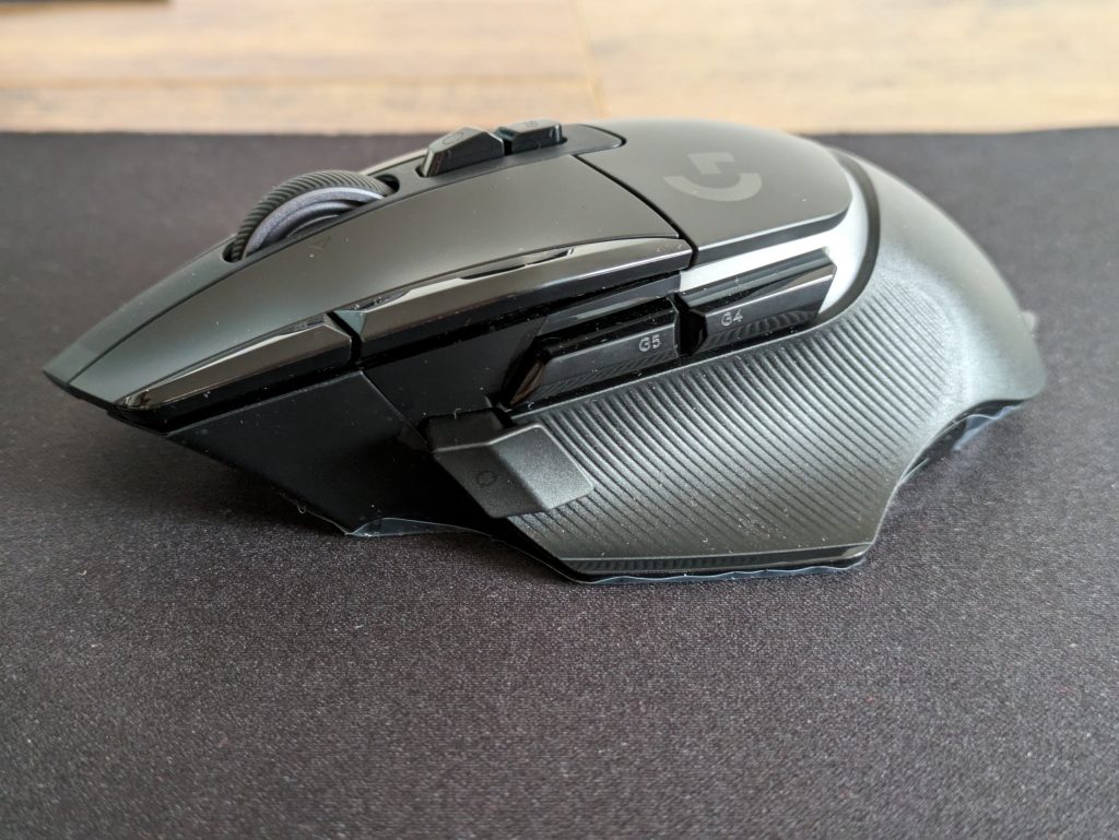Logitech G502 X PLUS Gaming-Maus von der rechten Seite