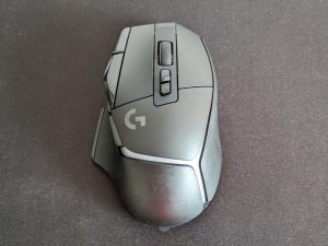 Logitech G502 X PLUS Gaming-Maus von oben