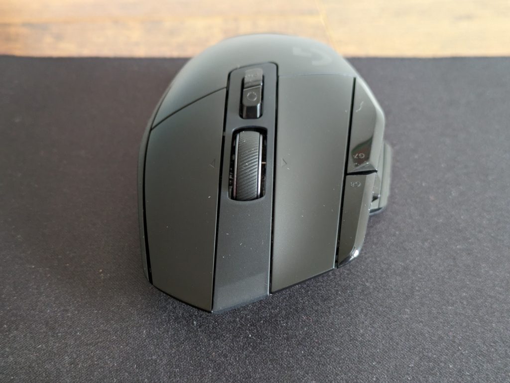 Logitech G502 X PLUS Gaming-Maus von vorne
