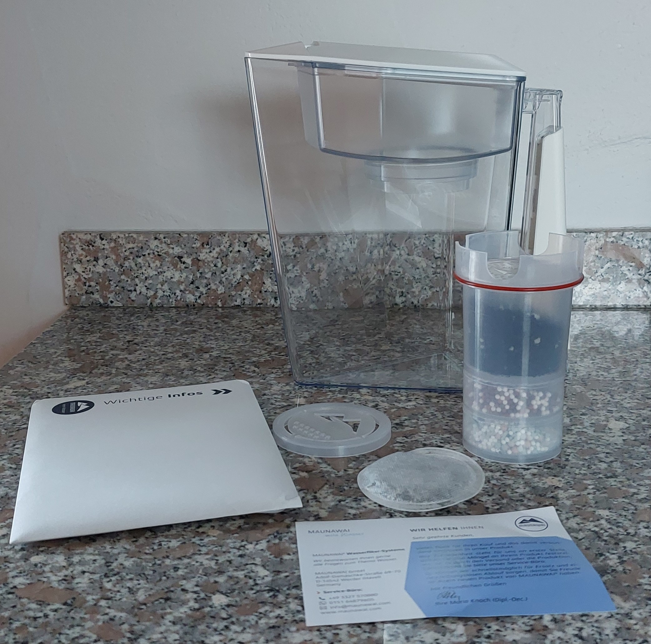 Maunawai Kini Wasserfilter komplett mit Zubehör